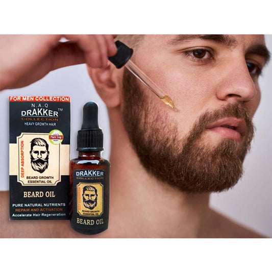 Pack of 2 Drakker collection Heavy Growth Beard Growth essential oil