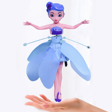 Magic Flying Fairy Flying Doll Princess Barbie Doll - USB Rechargeable Gesture Sensing Induction Flying Indoor Toy