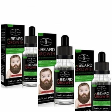 Pack of 3 Beard Growth Oil 30ml