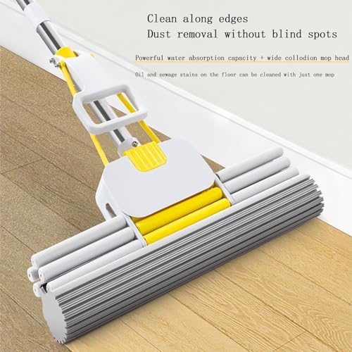 djustable Squeeze Water Floor Cleaning Magic Sponge Mop