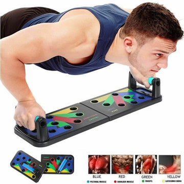Push Up Board Foldable Body Building Equipment For Home | Push Up Board For Men 9 in 1