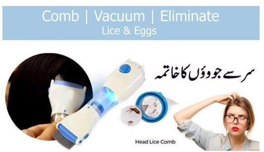 V Comb Electronic Anti Lice Head Lice Removal Machine