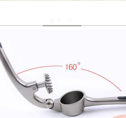 Zulay Kitchen Premium Garlic Press Set - Rust Proof & Dishwasher Safe Professional Garlic Mincer Tool - Easy-Squeeze, Easy-Clean with Soft, Ergonomic Handle - Silicone Garlic Peeler & Brush (Silver