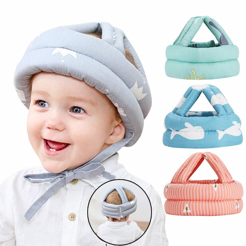 Pack of 2 Baby Protective Helmet for Kid safety, toddler protective cap, Anti-Fall Head Protection Pad, Baby Hat Head Cushion Helmet