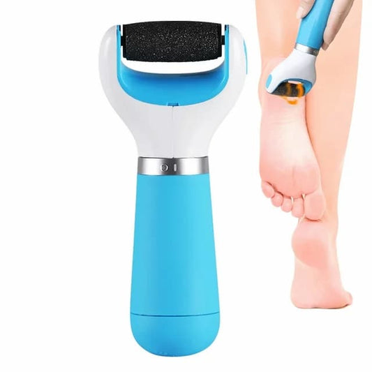 Electric Foot Grinder with Roller Rechargeable Portable Feet File Pedicure Tool Foot Scrubber Callus Remover for Dead Hard Cracked Dry Skin