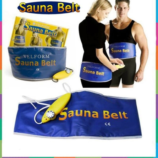 Electric Sauna belt Hot Body Shaper Automatic Electric VELFORM Sauna Belt Waist Trimmer Belt Waist Trimming Belt Hot Slimming Belt Hot Belt Hot Slim Belt Weight Loss Belt Body Wrap Belt Belly Fat Slim Belt
