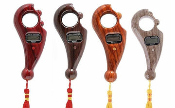 Pack of 2 Digital Tasbeeh Tally Counter with LED Light Beads Rolling