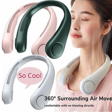 Portable Bladeless Neck Fan Rechargeable