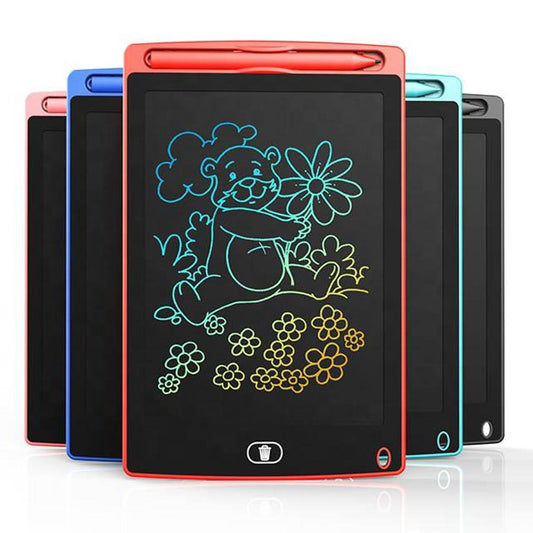 Pack of 2 Original Tablet LCD Multicolor Writing and drawing tablet with best writing Effect Electronic Slate E-writer Digital Memo Pad Erasable easily Learning Toys And Gadgets For Educational And Daily Life Routine tablet Purpose for kids -8.5 Inch