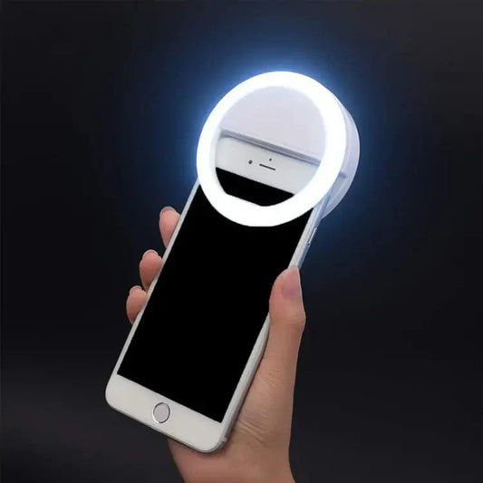 Pack of 2 Premium Quality Selfie Ring Light Rechargeable 36 LED's 3 Level Brightness For All Android And IOS