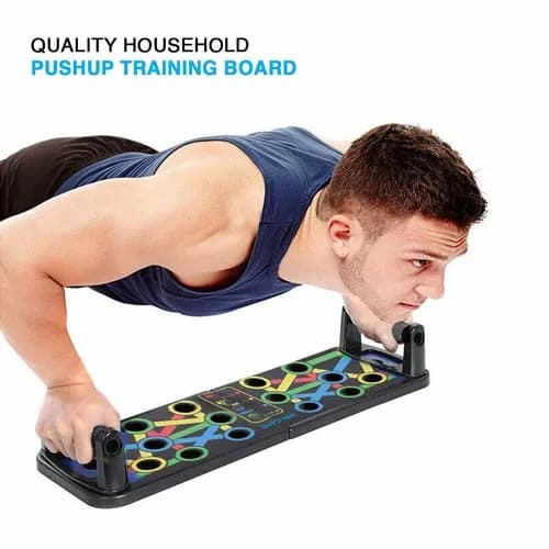 Push Up Board Foldable Body Building Equipment For Home | Push Up Board For Men 9 in 1