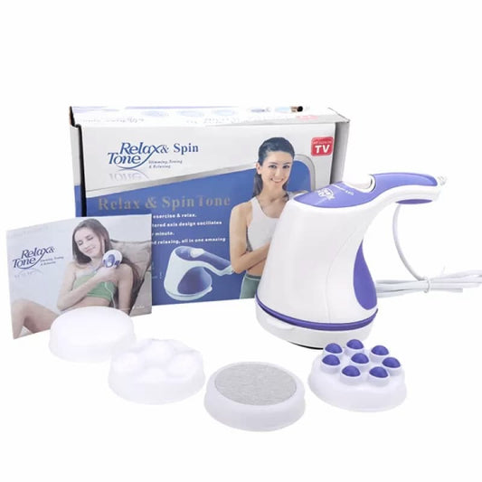 Relax and Spin Tone Massager - 5 in 1 Full Body Massager - Slimming Toning & Relaxing