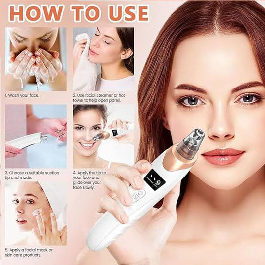 5 In 1 Blackheads Removing Device USB Rechargeable