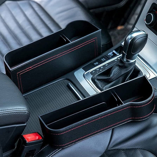 Set of 2 Car Seat Box Storage Car Seat Side Pocket Gap Slit Pocket Storage Organizer
