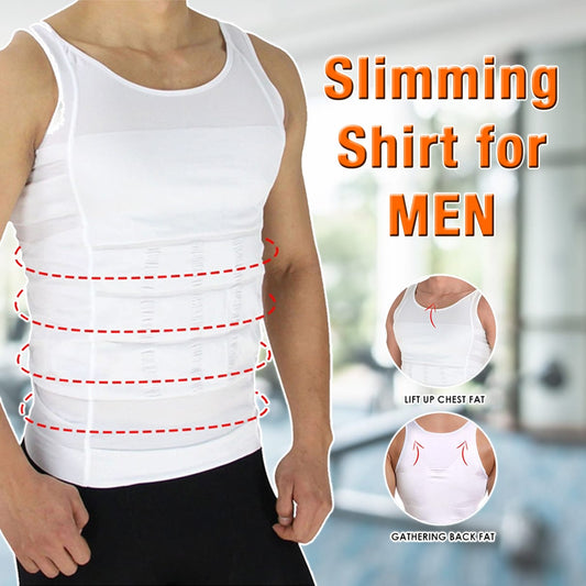 Slim N Lift Slimming Vest for Men - White