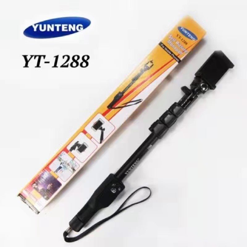 Bluetooth Selfie Stick Extendable YT 1288 Portable Holder for Cameras and Phones